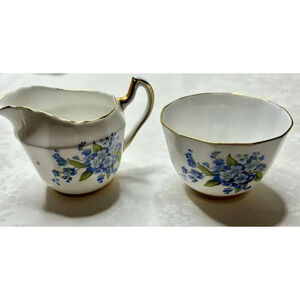 Vintage Society Bone China Floral w/ Gold Trim